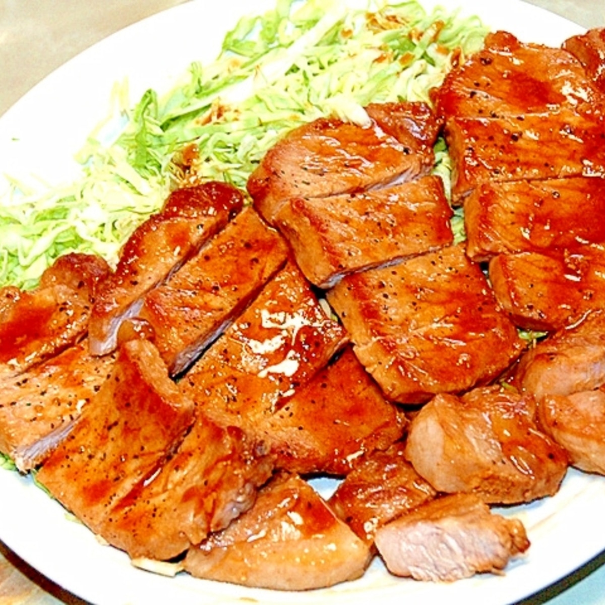 豚ロース切り身のポークステーキ ワインソースで レシピ 作り方 By Torezu 楽天レシピ